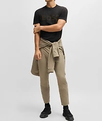 Logo Stretch-Cotton T-Shirt
