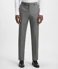Slim-Fit Wool-Blend Dress Pants