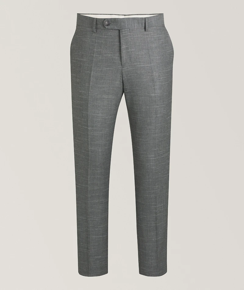Slim-Fit Wool-Blend Dress Pants
