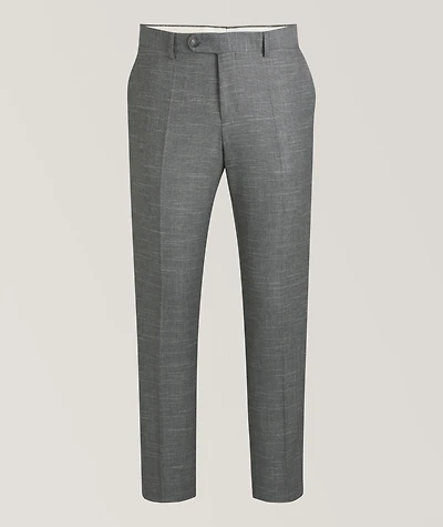 Slim-Fit Wool-Blend Dress Pants