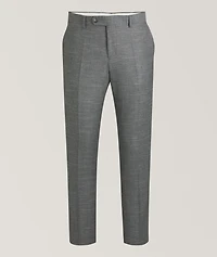 Slim-Fit Wool-Blend Dress Pants
