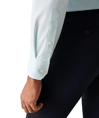 Slim-Fit Mélange Dress Shirt