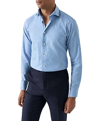 Contemporary-Fit Elevated Stripe Dress Shirt