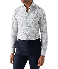 Slim-Fit Elevated Floral Dress Shirt