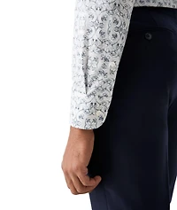 Slim-Fit Elevated Floral Dress Shirt