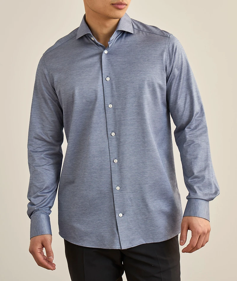 Contemporary-Fit Filo di Scozia Knit Shirt