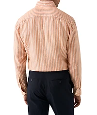 Contemporary-Fit Striped Linen Shirt
