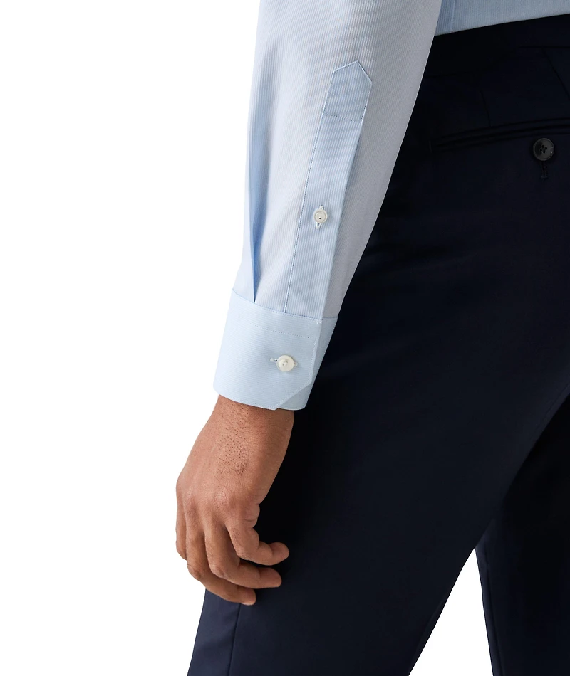 Slim-Fit Elevated Piqué Dress Shirt