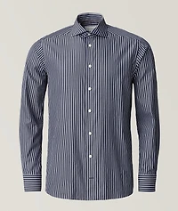Slim-Fit Elevated Stripe Dress Shirt