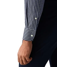 Slim-Fit Elevated Stripe Dress Shirt