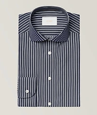 Slim-Fit Elevated Stripe Dress Shirt