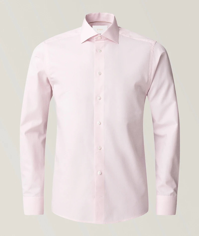 Contemporary-Fit Elevated Piqué Dress Shirt