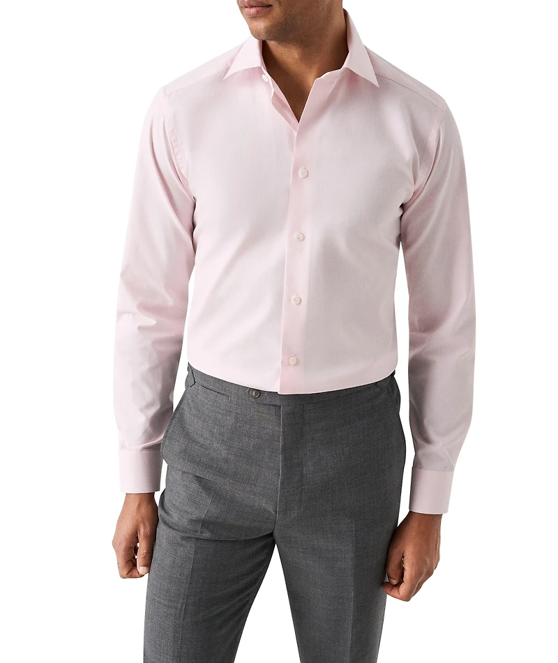 Contemporary-Fit Elevated Piqué Dress Shirt