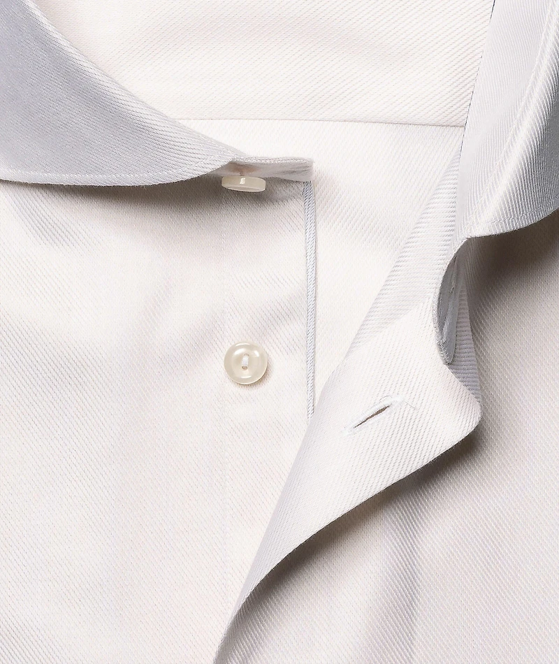 Slim-Fit Mélange Dress Shirt