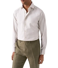 Slim-Fit Mélange Dress Shirt