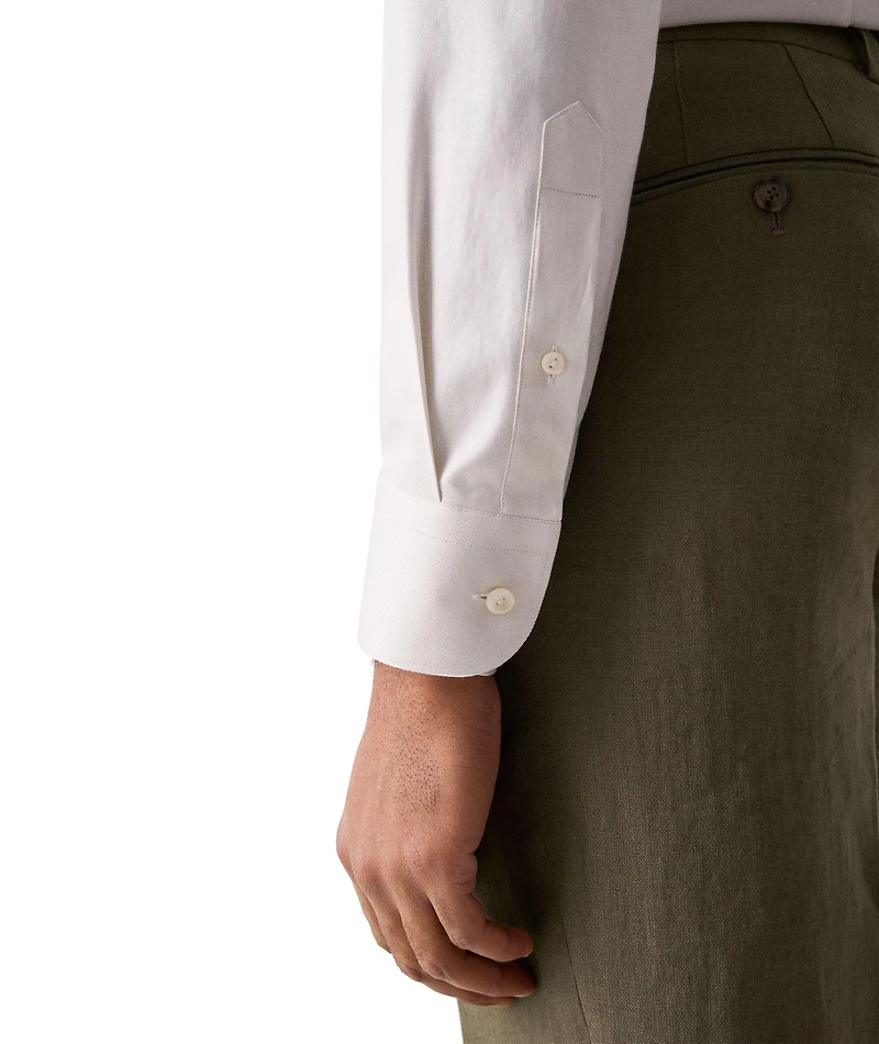 Slim-Fit Mélange Dress Shirt