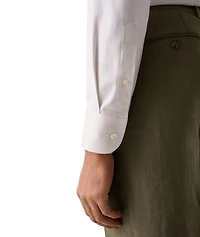 Slim-Fit Mélange Dress Shirt