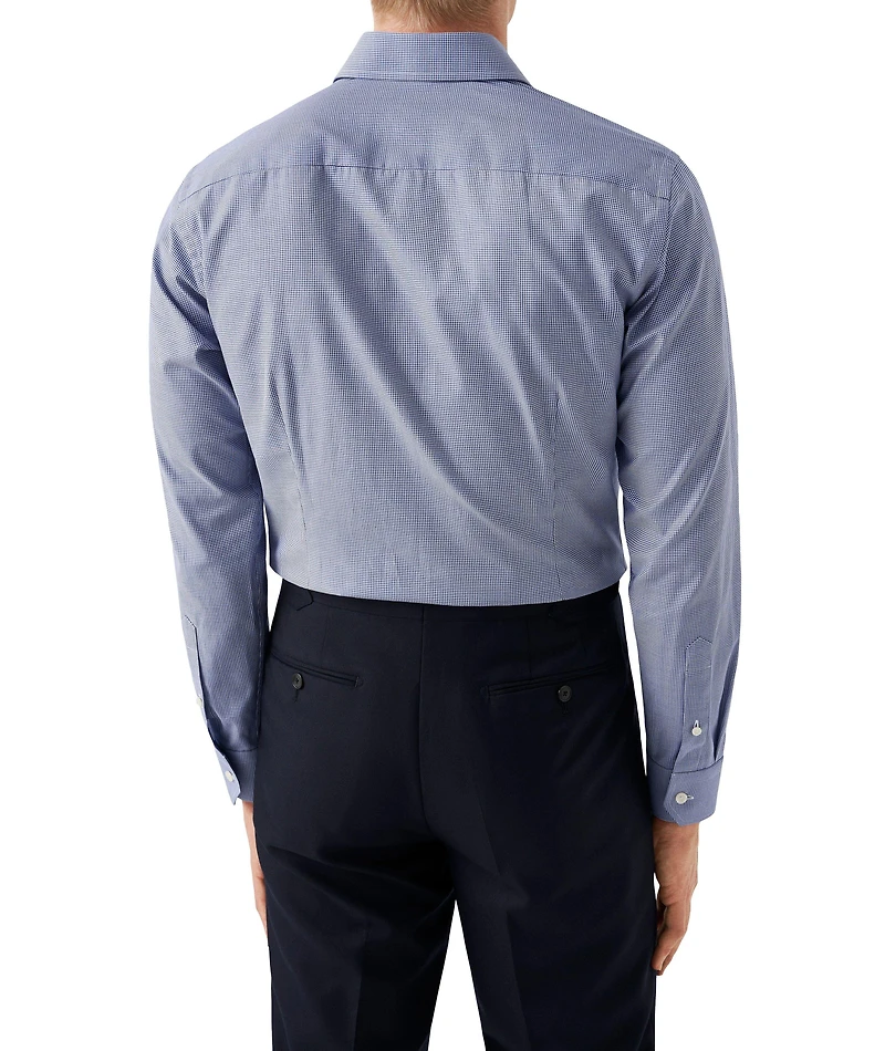 Contemporary-Fit Check Twill Dress Shirt