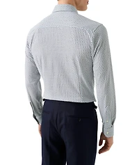 Slim-Fit Geometric 4Flex Dress Shirt