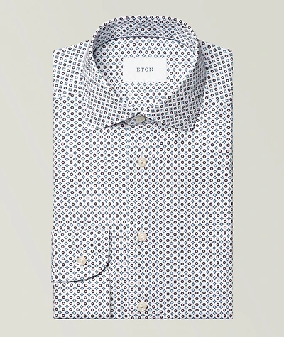 Slim-Fit Geometric 4Flex Dress Shirt