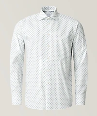 Slim-Fit Palm Tree Dress Shirt