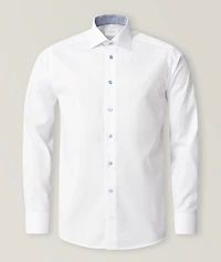 Contemporary-Fit Twill Dress Shirt