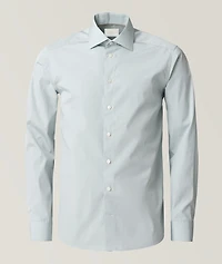 Slim-Fit Elevated Poplin Dress Shirt