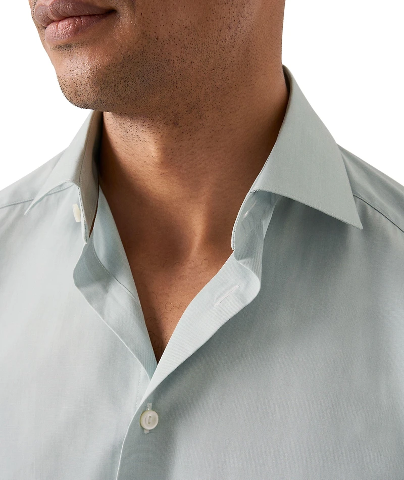 Slim-Fit Elevated Poplin Dress Shirt