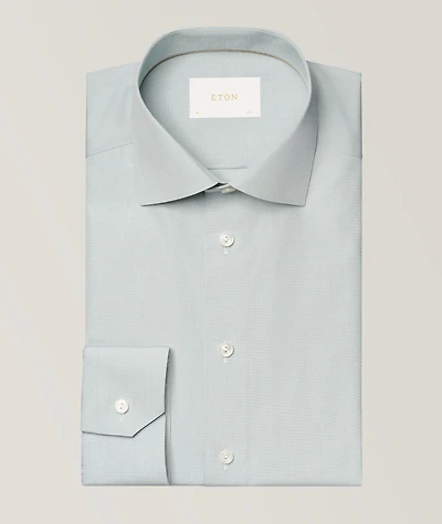 Slim-Fit Elevated Poplin Dress Shirt