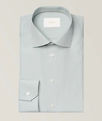 Slim-Fit Elevated Poplin Dress Shirt