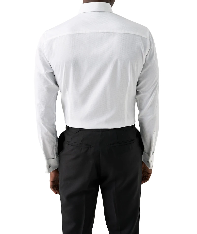 Slim-Fit Textured Tuxedo Shirt