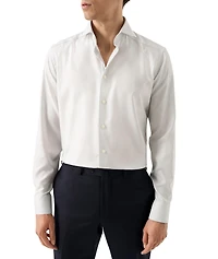 Slim-Fit Mélange Dress Shirt