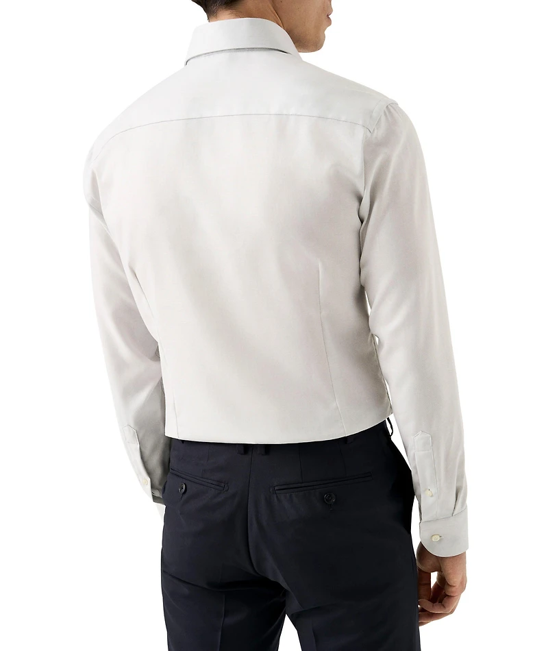 Slim-Fit Mélange Dress Shirt