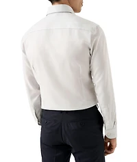 Slim-Fit Mélange Dress Shirt