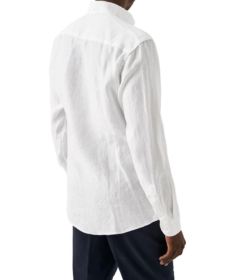 Slim-Fit Solid Linen Shirt