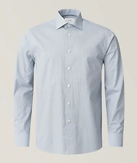 Contemporary-Fit Micro Dress Shirt