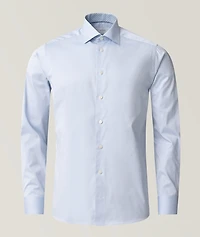 Contemporary-Fit Signature Twill Dress Shirt