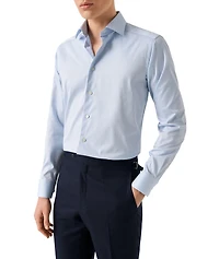 Contemporary-Fit Signature Twill Dress Shirt
