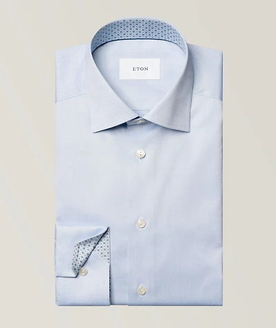 Contemporary-Fit Signature Twill Dress Shirt