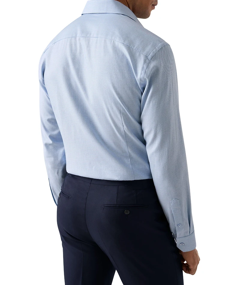 Contemporary-Fit Semi-Solid Dress Shirt