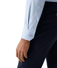 Contemporary-Fit Semi-Solid Dress Shirt