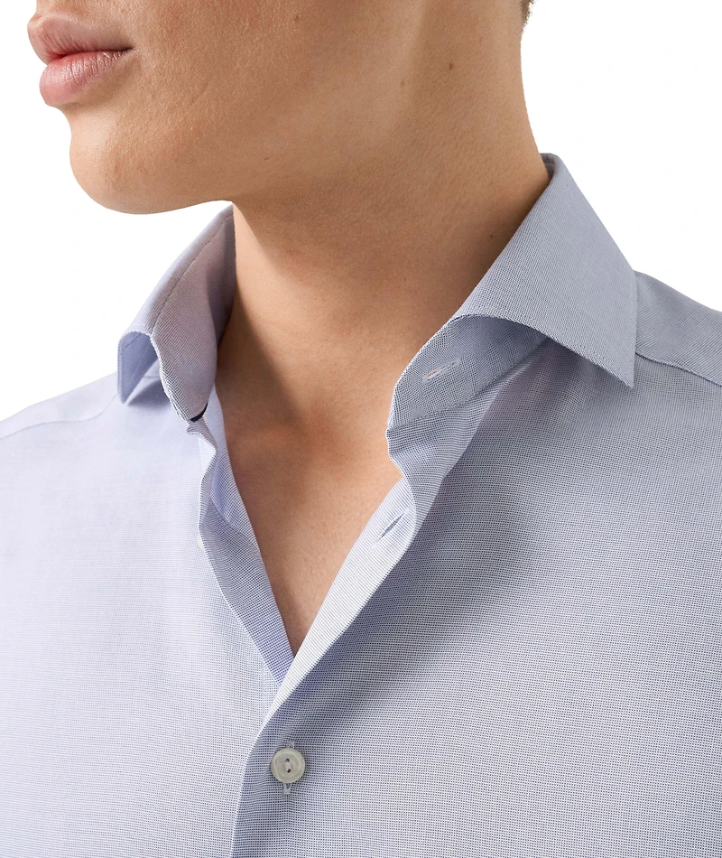 Contemporary-Fit Textured Dress Shirt