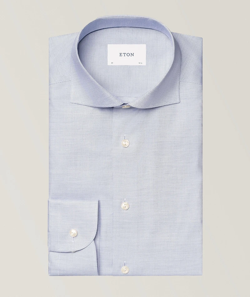 Contemporary-Fit Textured Dress Shirt