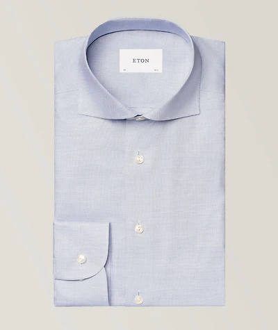 Contemporary-Fit Textured Dress Shirt