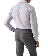 Slim-Fit Micro Dress Shirt