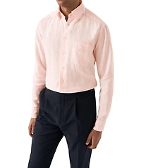 Contemporary-Fit Linen Shirt