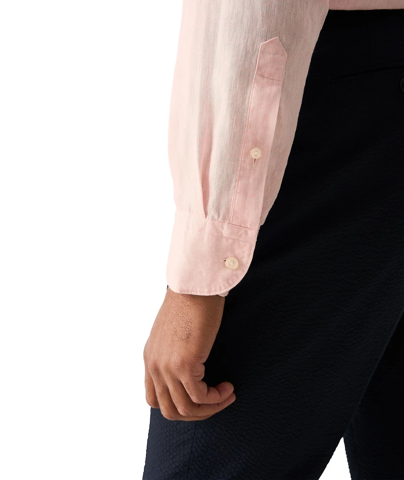 Contemporary-Fit Linen Shirt