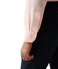 Contemporary-Fit Linen Shirt