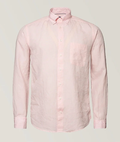 Contemporary-Fit Linen Shirt