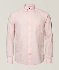 Contemporary-Fit Linen Shirt